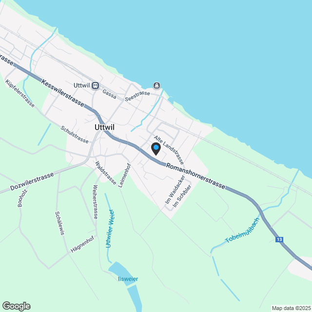 2.5-Zimmerwohnungen mit Sitzplatz in Seenähe - Karte