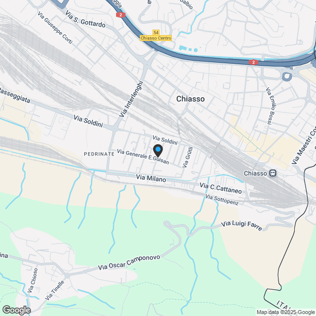 Modernes 2,5-Zimmer-Apartment in Chiasso - Karte