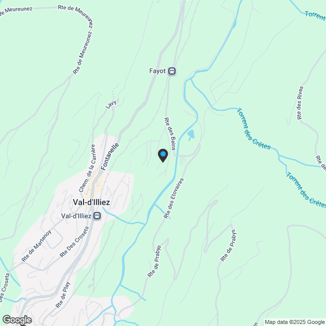 Prächtige 6,5-Zimmer-Wohnung in einem Chalet in Val-d'Illiez - Karte