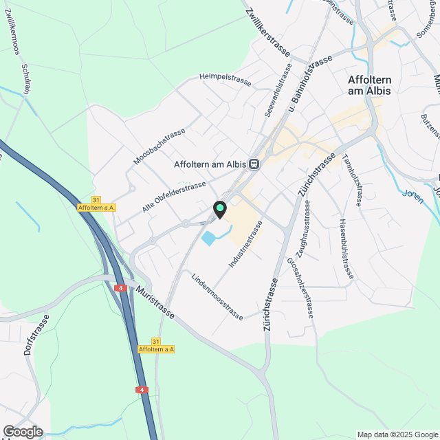 Erstvermietung 3.5-Zimmer-Wohnung in Affoltern am Albis - Karte