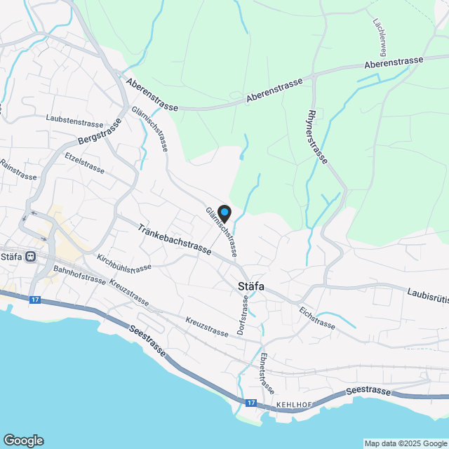 4 1/2-ZIMMER ATTIKAWOHNUNG MIT SEE- UND BERGSICHT, SONNIG, RUHIG, DORFNAH - Karte