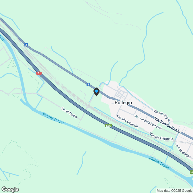 Casa a schiera a Pollegio - Karte