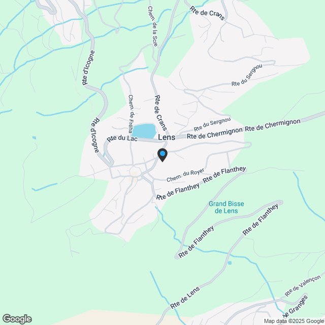 3.5-Zimmerwohnung in Flanthey - Karte