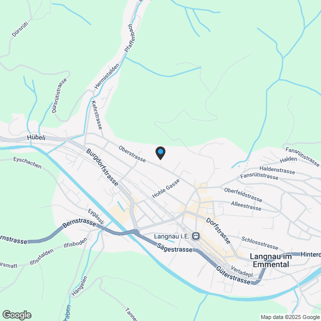 Moderne 3.5-Zimmer-Wohnung in Langnau im Emmental - Karte