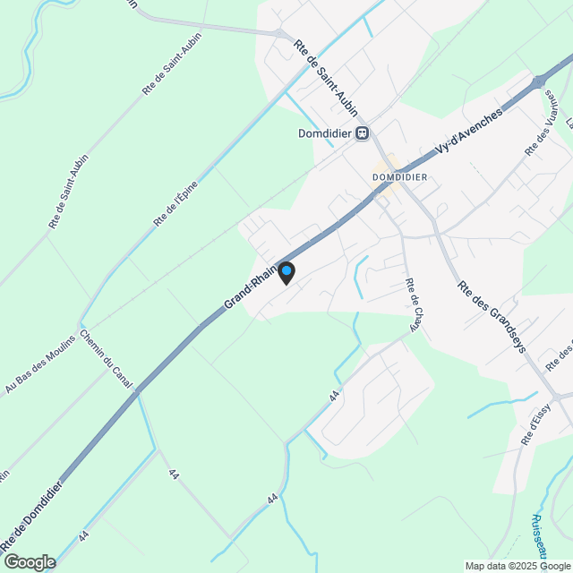 Prächtige Villa 3,5 Zimmer in Domdidier nahe bei Komfort und Natur - Karte