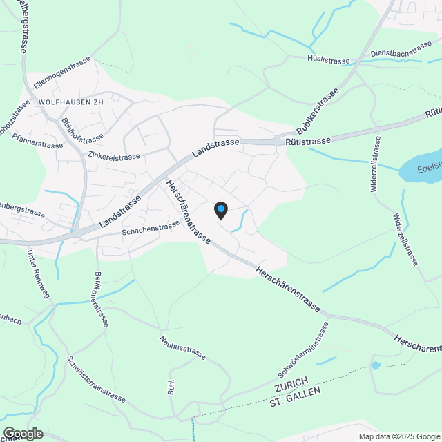 Über den Dächern von Wolfhausen - Karte