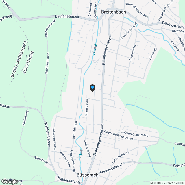 Grosszügige, moderne 3.5 Zimmerwohnung im ländlichen Büsserach, nahe Basel. - Karte