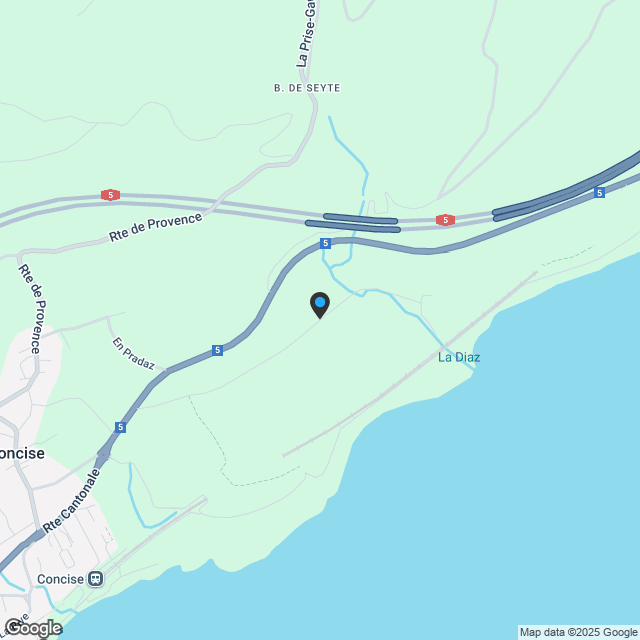 Wohnung 4.5 Zimmer in Concise - Karte