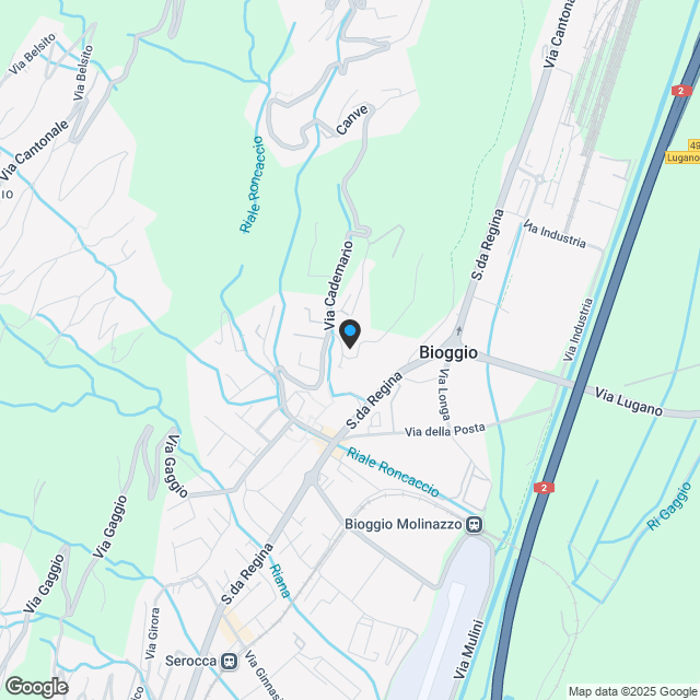 3,5 Lokale mit Seeblick in Bioggio - Residenza Mirabella - Karte