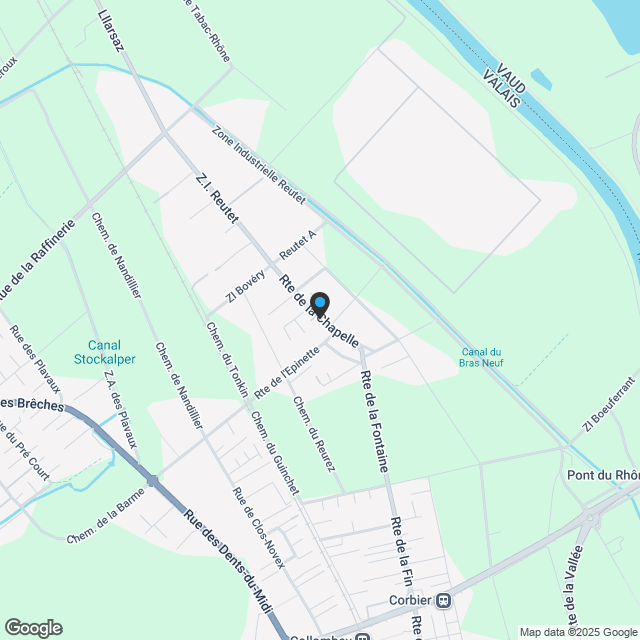 Wohnung 4.5 Zimmer in Collombey - Karte