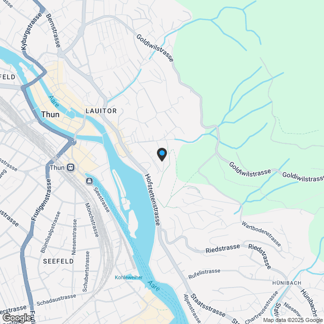 Neue 2 Zi.-Seniorenwohnung in Thun zu verkaufen, Nr.22 im Gartengeschoss - Karte