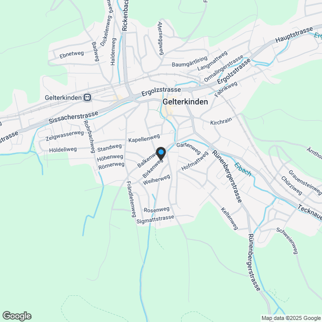 Neubauprojekt Birkenweg / Baustart ist erfolgt - Karte