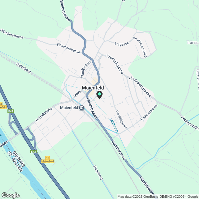 Ihr neues Zuhause fürs Alter - komfortabel und modern wohnen in Maienfeld - Karte