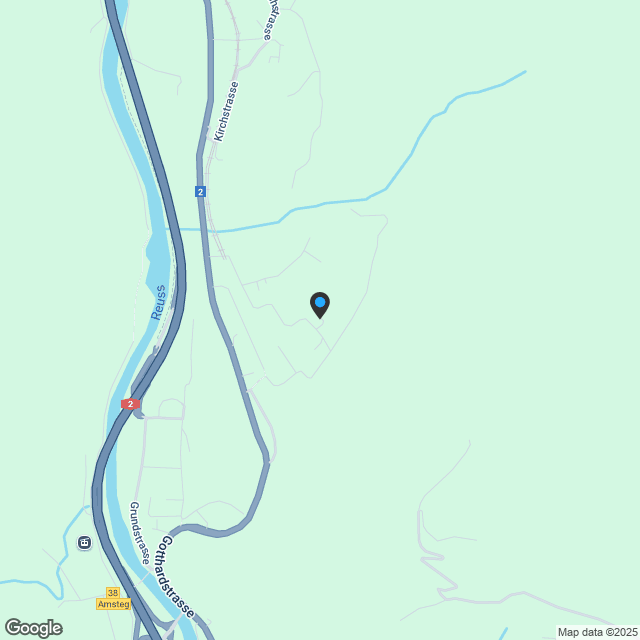 Einfamilienhaus in der Natur - Karte