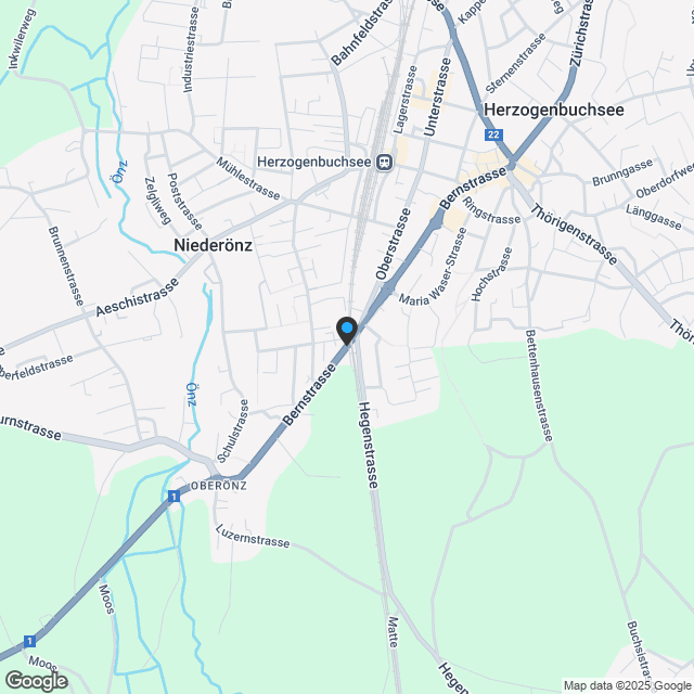 Neuerstellte 4 1/2-Zimmer Eigentumswohnung in Herzogenbuchsee - Karte
