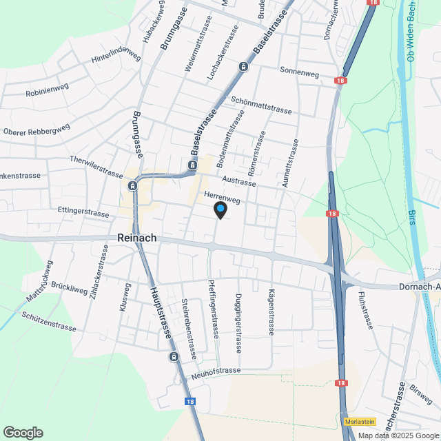 Moderne 3.5-Zimmer-Gartenwohnung mit Einstellhallenplatz - Karte