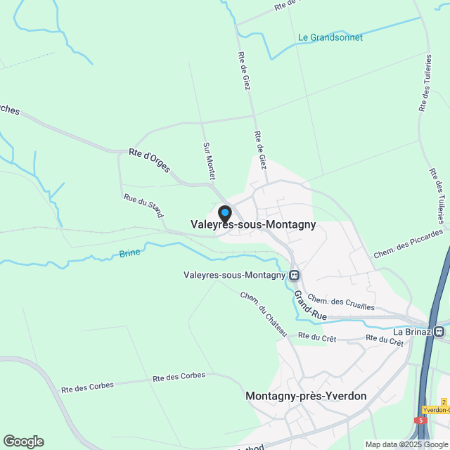 Appartement de 5.5 pièces au dernier étage à Valeyres-sous-Montagny - Karte