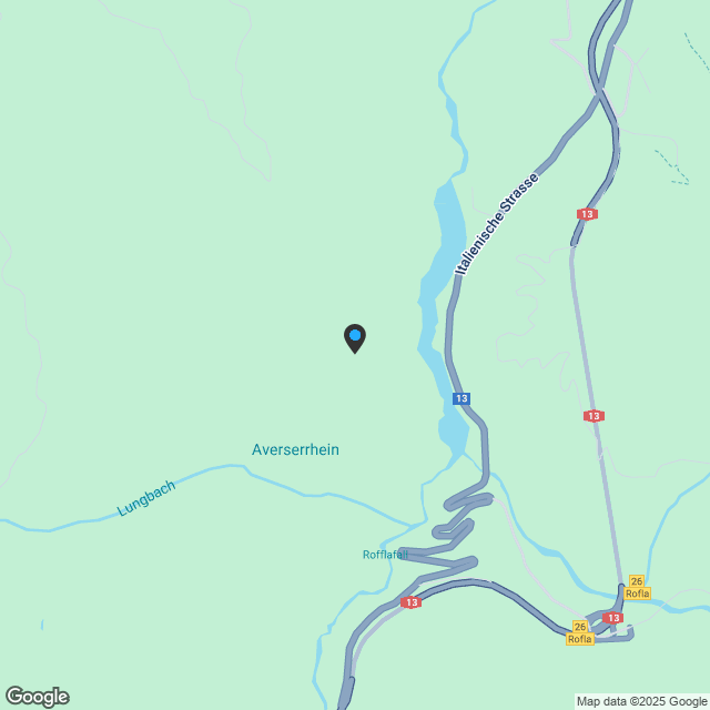 Charmante 2.5 Zi- Erstwohnung in Andeer- Val Schons - Karte