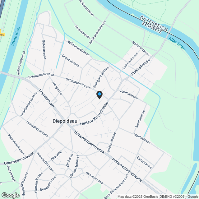 Lebensqualität pur - Wohnen im Herzen von Diepoldsau - Karte