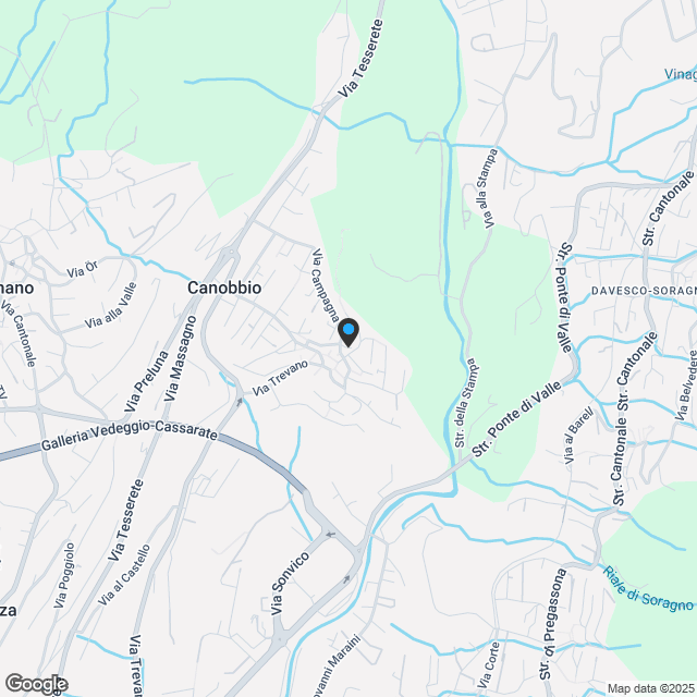 CANOBBIO – DACHGESCHOSS IN RESIDENZ RHOSE, DIE PERFEKTE VERBINDUNG ZWISCHEN NATUR UND KOMFORT - Karte