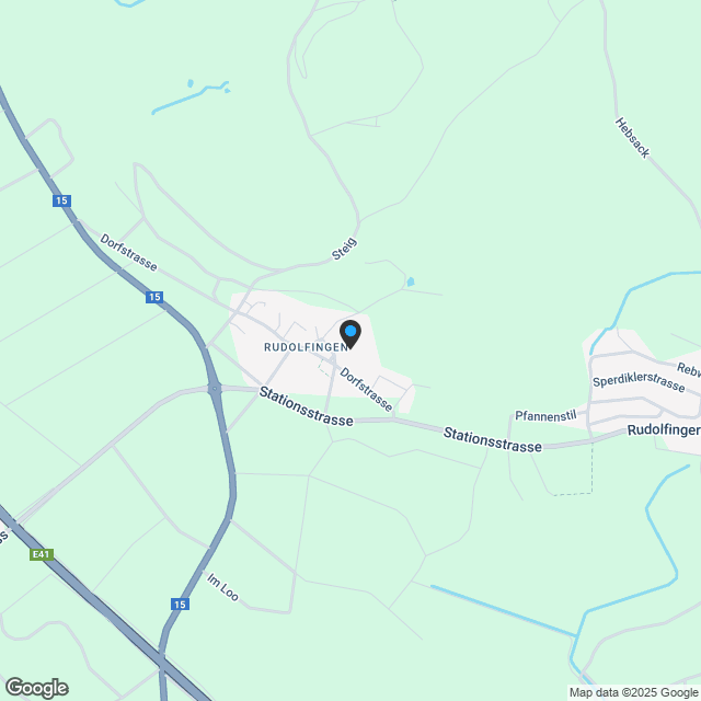 4.5-Zimmer-Maisonette-Wohnung an idyllischer Lage in Rudolfingen - Karte