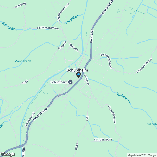 Wohnen im Zentrum von Schüpfheim - Karte