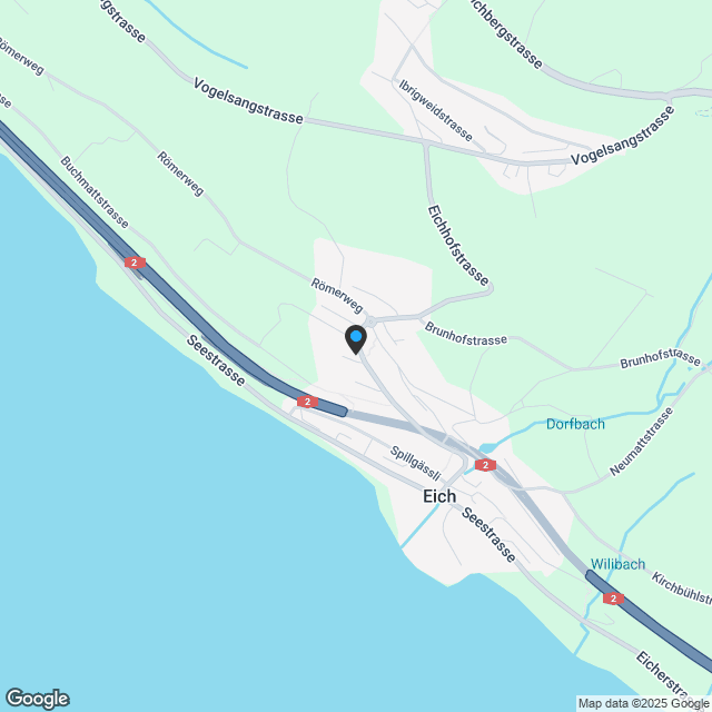 Villa mit Seesicht – Ihr neues Zuhause im Wygart in Eich - Karte