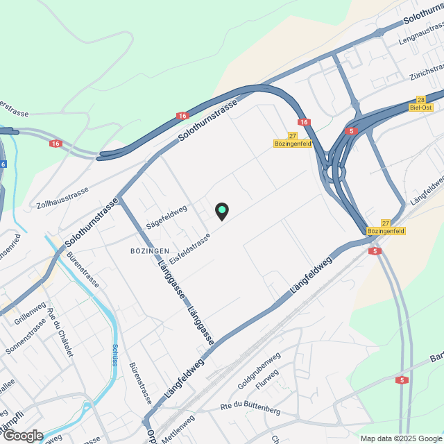 La Colombe in Biel - Karte