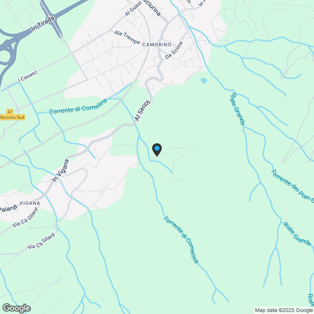 Moderne Villa im Bau mit Garten in Camorino - Karte