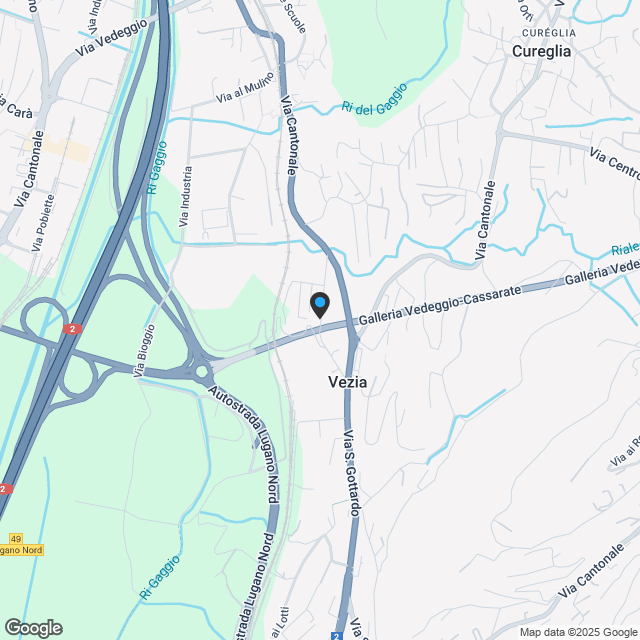 Vezia - Residenza Platanus - Nuovo app.to 4.5 locali al PT - Karte