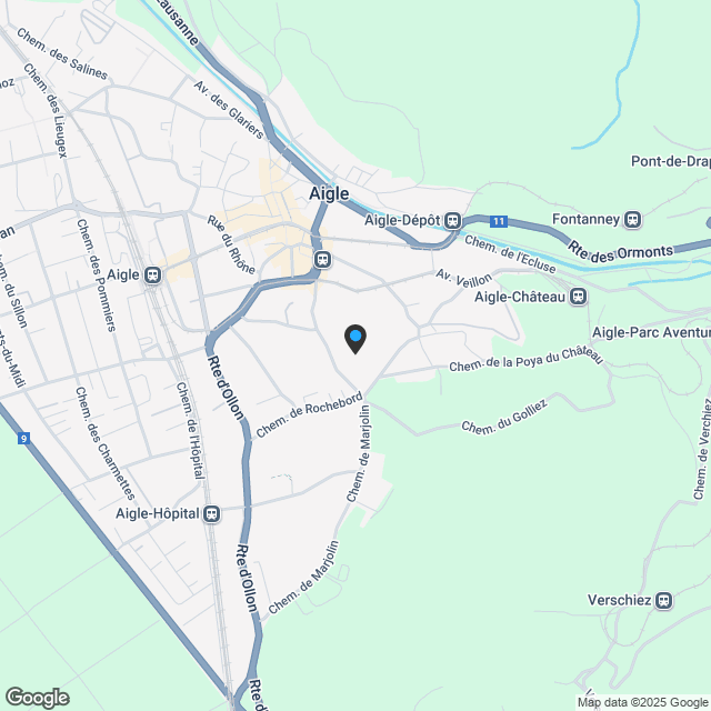 Neues Projekt! Neue Wohnungen im Herzen von Ollon - Karte