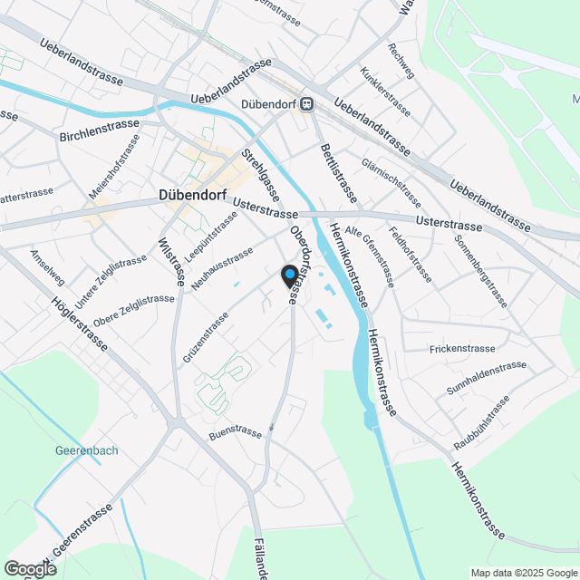 Am Wasser Dübendorf - Karte
