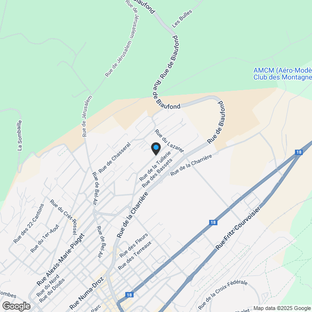 Wohnung zu verkaufen, Rue des Tilleuls 6, 2300 La Chaux-de-Fonds, Schweiz, in La Chaux-de-Fonds, Schweiz - Karte