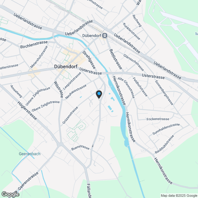 Am Wasser Dübendorf - Karte