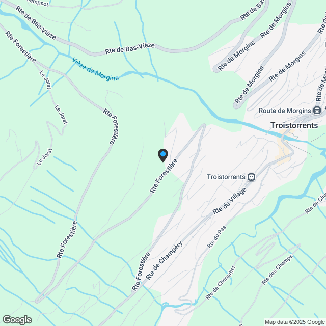 Villa individuelle 6.5 pièces à Troistorrents - Karte