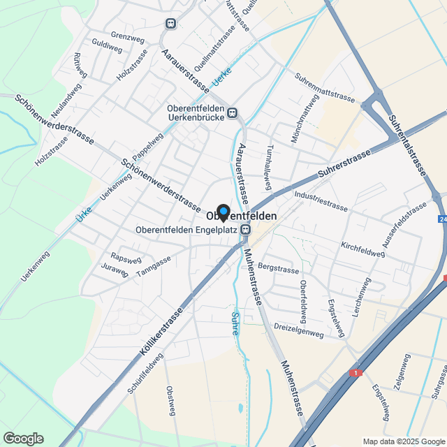 «Beeme» Oberentfelden - Attraktives Wohnen im Suhrental - Karte