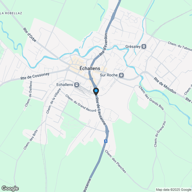 Villars-le-Terroir, Baustelle im Gange: 126 m2 Wohnung und modifizierbarer Abstellraum in 4,5 Zimmern oder 5,5 Zimmern mit West ausgerichtetem Balkon - Einheit B6 - Karte