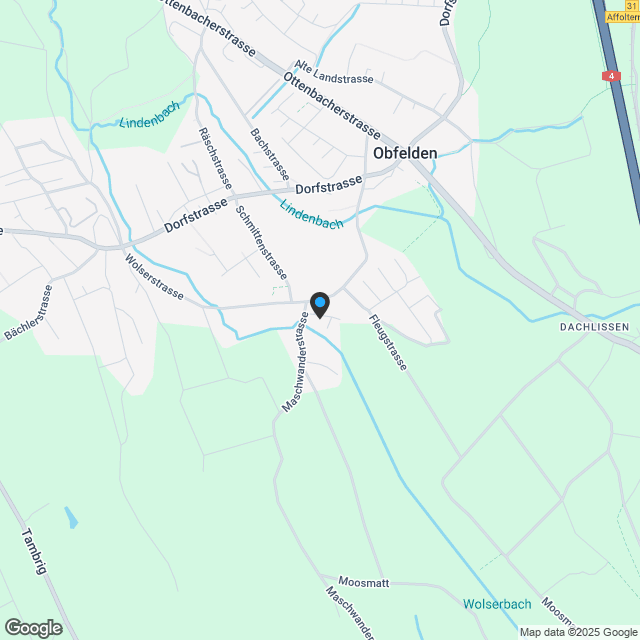 Einzigartige 3.5 Zimmer-Dachwohnung mit herrlicher Aussicht - Karte