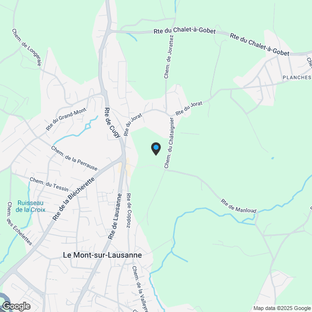 Prächtige Doppelhaushälfte mit 5.5 Zimmern in Le Mont-sur-Lausanne (Lot A) - Karte