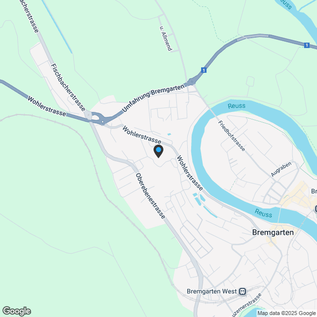 WestSide Bremgarten - Wo die Reuss fliesst und das Leben pulsiert - Karte