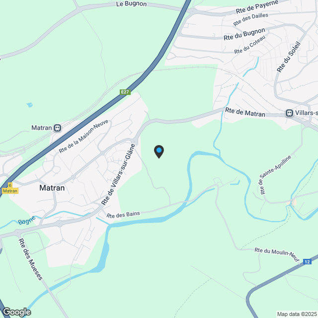 Prächtige 4,5-Zimmer-Wohnung mit Panoramablick in Matran - Karte