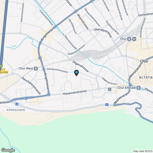 Chur - 3.5-Zimmerwohnung - Karte