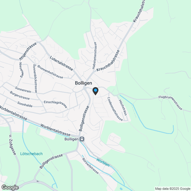 5 ½ Zi Etagenresidenz im 3. Stock im Flugbrunnenareal Bolligen - Karte