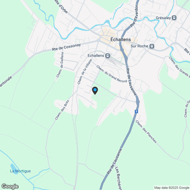 Appartement Echallens - Karte
