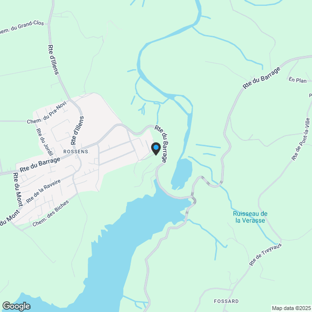 Une adresse d'exception à Rossens, construction de 12 appartements - Karte
