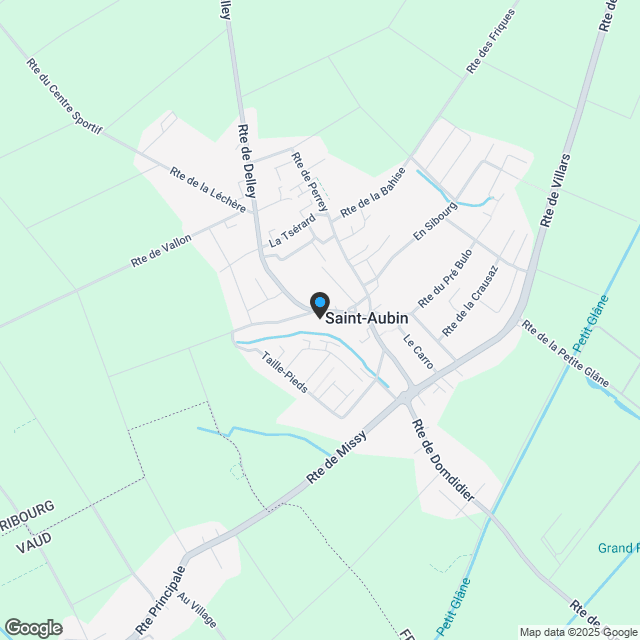 La Chenalleta St-Aubin (FR) - Karte