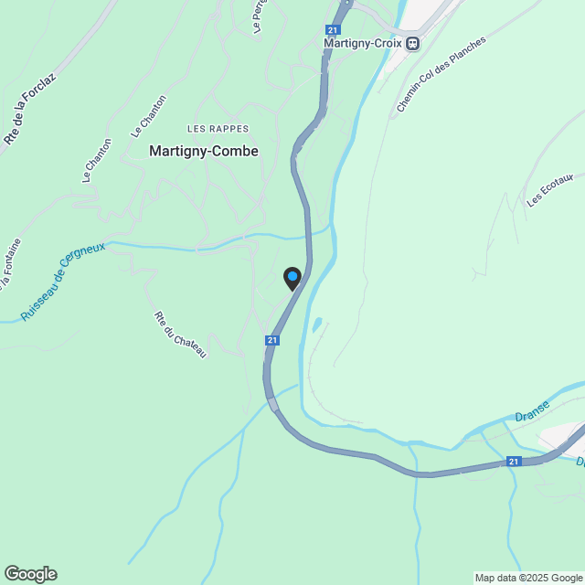 Wohnung in neuer PPE in Martigny-Croix - sofort verfügbar - Karte
