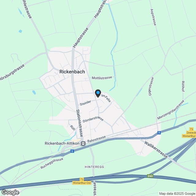 Neubau 5.5-Zimmer-Eigentumswohnung in Sulz Rickenbach - Karte