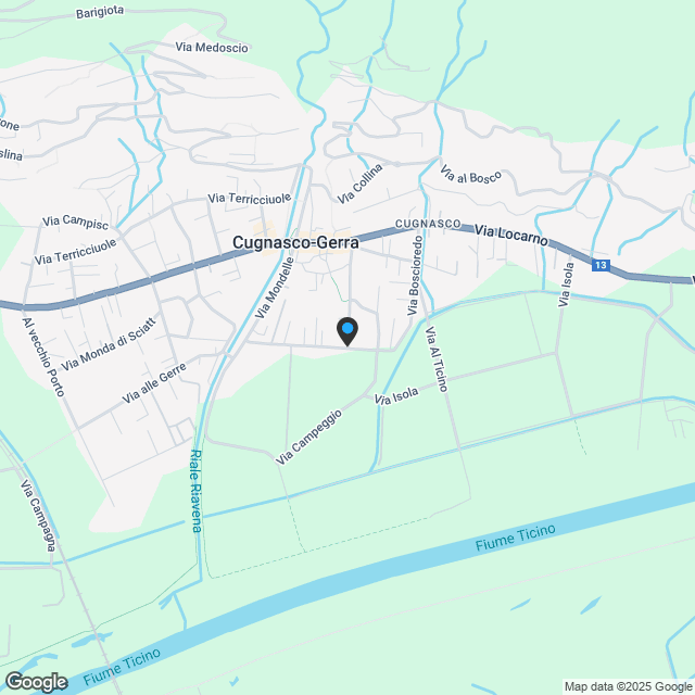 ZU VERKAUFEN IN CUGNASCO - MODERNES 4.5 ZIMMER HAUS - Karte