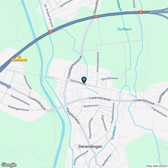 Neubau Einfamilienhaus in Derendingen - Karte